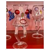 CD - Massimo Lunardon Handblown Borosilicate Cocktail Glasses - Signed (Lot of 6)