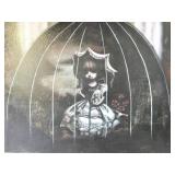 O-Nicholas Harper Original Acrylic on Panel - Large Framed Artwork