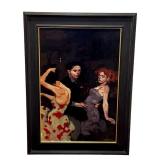 Michael Carson Original Framed Artwork "The Dance"