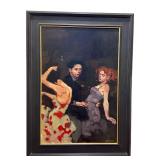Michael Carson Original Framed Artwork "The Dance"