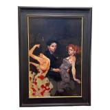 Michael Carson Original Framed Artwork "The Dance"