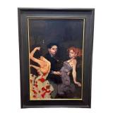 Michael Carson Original Framed Artwork "The Dance"