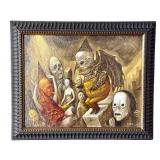 Chris Mars The Cap of Savior - Framed Acrylic on Panel