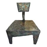 O - Chunky Chair by Christopher Poehlmann / Metal Sculptural Abstract Chair