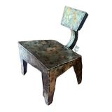 O - Chunky Chair by Christopher Poehlmann / Metal Sculptural Abstract Chair