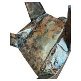 O - Chunky Chair by Christopher Poehlmann / Metal Sculptural Abstract Chair