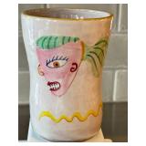 K - Amy Sabrina Pottery - 3-Piece Face Bowl & Vase Set (1999)