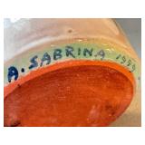 K - Amy Sabrina Pottery - 3-Piece Face Bowl & Vase Set (1999)