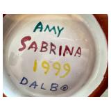 K - Amy Sabrina Pottery - 3-Piece Face Bowl & Vase Set (1999)