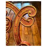 Charles Pollock Reproduction Portuguese Armchair - Black Cowhide Upholstery