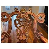 Charles Pollock Reproduction Portuguese Armchair - Black Cowhide Upholstery