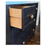 Custom African Ebony Gaboon Front Hall Dresser - 6-Drawer