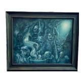 K - Chris Mars Spells to Heal - Acrylic on Panel