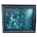 K - Chris Mars Spells to Heal - Acrylic on Panel