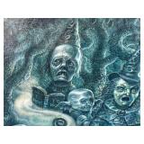 K - Chris Mars Spells to Heal - Acrylic on Panel