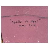 K - Chris Mars Spells to Heal - Acrylic on Panel