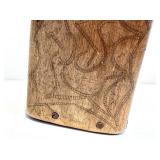 Antique Inuit Sub-Arctic Match Safe (c. 1850s) Pegged Wrought Iron Pins