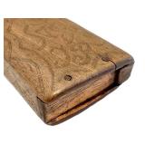 Antique Inuit Sub-Arctic Match Safe (c. 1850s) Pegged Wrought Iron Pins