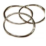 Sterling Silver Bracelets - Set of 3 Bangles