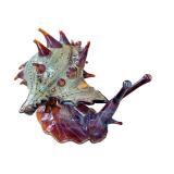 CD - Timothy Lindeman Hand-Blown Glass Snail Sculpture