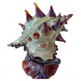 CD - Timothy Lindeman Hand-Blown Glass Snail Sculpture