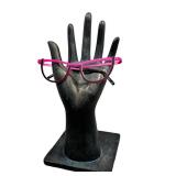 Theo Milano Central Pink Pure Titanium Eyeglass Frames - Model 375
