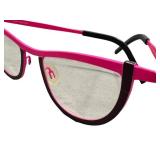 Theo Milano Central Pink Pure Titanium Eyeglass Frames - Model 375
