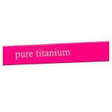Theo Milano Central Pink Pure Titanium Eyeglass Frames - Model 375