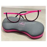 Theo Milano Central Pink Pure Titanium Eyeglass Frames - Model 375