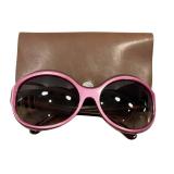 K7 - Marni Sunglasses - Pink Round Frame, Gradient Brown Lenses - Made in Italy