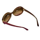 K7 - Marni Sunglasses - Pink Round Frame, Gradient Brown Lenses - Made in Italy