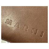 K7 - Marni Sunglasses - Pink Round Frame, Gradient Brown Lenses - Made in Italy