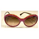 K7 - Marni Sunglasses - Pink Round Frame, Gradient Brown Lenses - Made in Italy