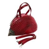 CL - Porcupine-Shaped Red Handbag