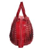 CL - Porcupine-Shaped Red Handbag