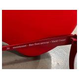 K7 - Eyeglass Frames - Pure Titanium, Made in France, Red Round Style