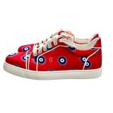 Christian Louboutin Sneakers - Red Eye Print - Made in Italy (Lot of 2)