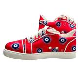 Christian Louboutin Sneakers - Red Eye Print - Made in Italy (Lot of 2)