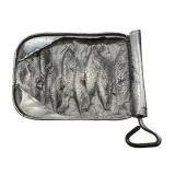 KP - Stephen Maxon Sardine Metal Sculpture - Signed MAXON (1994)