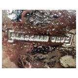 Blackman Cruz Skull Lamp - Chrome Skull on Black Base