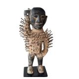O - Konde Nail Fetish Figure - Ghana