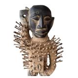 O - Konde Nail Fetish Figure - Ghana
