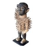 O - Konde Nail Fetish Figure - Ghana
