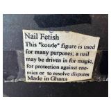 O - Konde Nail Fetish Figure - Ghana