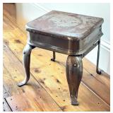 LR - Industrial Steampunk Stool - Artisan Metal Seat