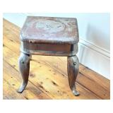 LR - Industrial Steampunk Stool - Artisan Metal Seat
