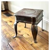 LR - Industrial Steampunk Stool - Artisan Metal Seat
