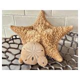L'Objet Decorative Openwork Metal Bowl - Starfish & Sand Dollars