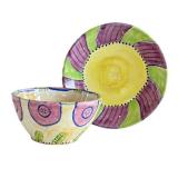 K2 - Amy Sabrina Handcrafted Ceramic Bowl & Saucer Set