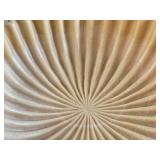 LR - Creative Co-Op Dragon Mosaic Platter 18x24 - Resin Fluted Bowl 7-3/4in - Wood Bowl 11.75in